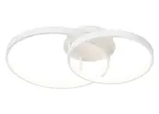 Zola Close To Ceiling Light White 2lt