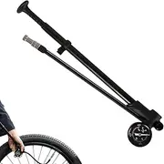 Aluminum Alloy Handheld Bike Pump, Precision Large Dial Tire Air Inflator for Motorcycles and Bicycles, Portable Tire Pump for Scooters, High-Efficiency Air Compressor with Sturdy Construction