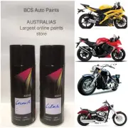 MOTORCYCLE HONDA TAHITIAN RED CODE R-23 SPRAY PAINT + CLEAR