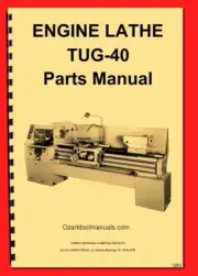 TUG-40 Andrychow, Polamco, Toolmex, Famot, AFM Metal Lathe Parts Manual 1263