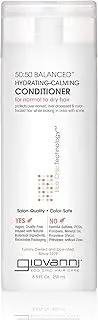 GIOVANNI Eco Chic 50:50 Balanced Hydrating Calming Conditioner - Leaves Hair pH Balanced for Over-Processed, Lauryl & Laureth Lauryl & Laureth Sulfate Free, No Parabens, Color Safe - 8.5 oz