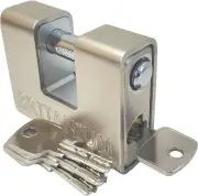 ® BRP/74 [Armoured] Shipping Container Padlock - [Anti Drill Cylinder] - Heavy D