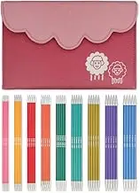 KnitPro Zing Double Pointed Needle Set – 9 x 15cm Double Ended Knitting Pin Sets of 5 Zing Deluxe Set for Beginners, Professionals & Gift Set