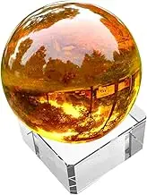 GARVALON Unique Crystal Ball Base Stand Sturdy Crystal Decorative Ball Home Decor Ornament
