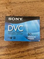 NEW Sealed Sony DVC Digital Video Cassette Tape Mini DV Premium DVM60PRL