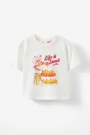 [Cotton On Kids] Cotton On Kids - Strawberry Shortcake Short Sleeve Tee - Lcn ssc vanilla /strawberry shortcake 3-6M LCN SSC VANILLA /STRAWBERRY SHORTCAKE