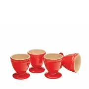 Chasseur La Cuisson Egg Cup Set of 4 Red 6x5.5cm