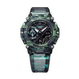 【CASIO 卡西歐】G-SHOCK雜訊意象設計系列(GA-2200NN-1A)