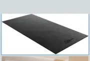 Bike Mat Compatible with Peloton Bike Elliptical Treadmill Mat, 6mm Thick
