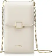 Vulkitty Cell Phone Purse with Crossbody Strap, Small Crossbody Purse for Women, Mobile Phone Bags for Women, Designer Leather Small Handbag Passport Shoulder Cross Body Bag