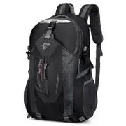 Hiking Backpack 40L Waterproof Lightweight Outdoor Hiking Trekking Daypack Travel Backpack for Men black