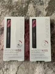 Wunder2 Wunderkiss Lip Plumping Gloss Berry Hydrating 4ml / 0.135 fl (Pack of 2)