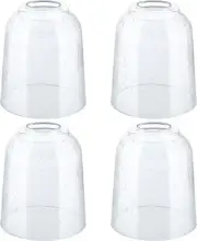 Skelang 4 Pcs Seeded Glass Shade, Light Cover Shade with 1-5/8" Fitter, Light...