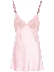 [Christopher Kane X Self Portrait] Christopher Kane X Self Portrait-Abito In Raso Con Dettaglio In Pizzo-Donna 8 UK