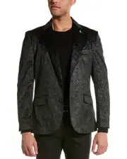 TailorByrd Velvet Paisley Sportscoat