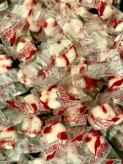 Red Bird Peppermint Candy Puffs - Bulk Candy - (50 Individually Wrapped Pieces)