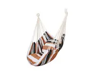 150kg Hammock Garden Hang Lazy Chair Swinging Indoor Outdoor Furniture Hanging Rope Chair Swing Chair Seat bed Travel Camping - No Stick