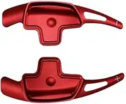 Car Steering Wheel Shift Paddles for M&ercedes B&ENZ AMG A45 C63 CLA45 GLE GLA CLS GLS W205 W213 Car Steering Wheel Paddle Shift Extension Shifters DSG Car Sticker HTEOPOEKFR(Red)