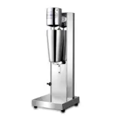 110V Electric Single Head Milkshake Machine Stainless Steel Milk Tea Mixer