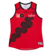 Essendon Bombers AFLW S8 2023 COTTON ON Womens Indigenous Guernsey by Sporting H