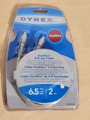 Dynex™ 6.5 Ft FireWire 1394 Cable 4-PIN TO 4-PIN DX-FW44CAM