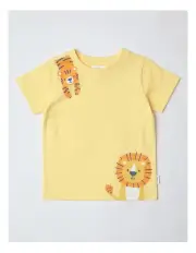 [Sprout] Essential Safari Lion T-shirt in Light Yellow