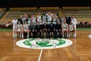 Boston Celtics team photo in 1986 at the Boston Garden in Boston M- Old Photo