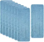 [LTWHOME] Microfiber Mop Pads Fit for Polti Vaporetto Smart AirPlus, Vaporetto Comfort (Pack of 8)