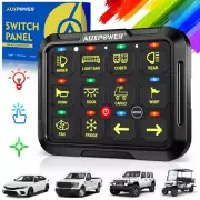 12 Gang Switch Panel RGB A212 Toggle Momentary Strobe Switch Pod Auto Dimmable