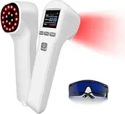 Dawfek ed ight herapy Device, 4x808nm+16x650nm, Near nfrared ed ight herapy for ain elief, Handheld Wand for Pets Dogs Cats Horses Equines Vets Animals at Home
