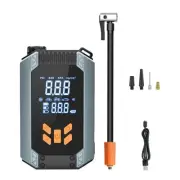 Electric Car Air Pump 150 PSI with Quick Inflate Feature and LED Light