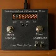 Lone Buck Guitars Pedalboard Clock and Countdown Timer with Times Up Warning LED