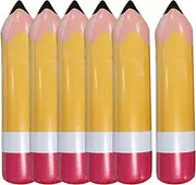 Inflatable Crayons Decorations | Large Inflatable Pencil Classroom Decoration,Kids' Balloons Large Inflatable Pencils for Classroom Decor, Garden, Room, Birthday Favors