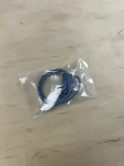 LynchNW Service Blue "Two Face” Titanium Lanyard Bead