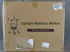 ELENKER All-Terrain Upright Rollator Walker, Stand Up Rolling Walker PURPLE