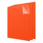 3Pcs Acrylic Sheets 12x12 Inch 1/8 Inch-3mm for Picture, Orange
