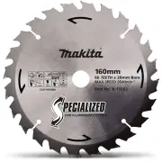 Makita B-15562 - TCT Circular Saw Blade 160 x 20mm 60T