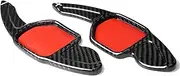 Paddle Shifter for Audi A3 A5 TTS RS6 RS3 R8 A7 Q3 A8 Q5 S5 Q7 S6 TT S7 S8, 1Pair Carbon Fiber Car Shift Paddle Extension