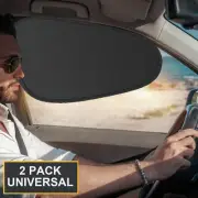 2Pcs Car Side Window Sun Shade Static Cling UV Blocker Visors Extender For Ford (for: Ford)