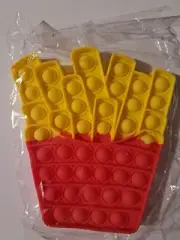 FRENCH FRIES Fast Food Theme Bubble Pop Fidget Popper Sensory Stress Toys