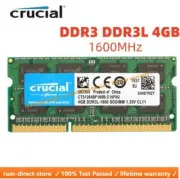 Crucial DDR3L 4GB 8GB 1600 PC3-12800 1.35V SO-DIMM RAM Memory Laptop Notebook