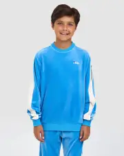 Kids Atlas Crew - AZURE BLUE - AZURE BLUE