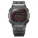 【CASIO】卡西歐 G-SHOCK 方形 果凍透明感 藍芽連接 200米防水 運動電子錶 DW-B5600G-1 黑色漸層