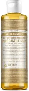 DR. BRONNER'S Pure-Castile Soap Liquid (Hemp 18-in-1) Sandalwood Jasmine 237ml