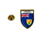 pins pin's flag national badge backpack hat shield world turks caicos