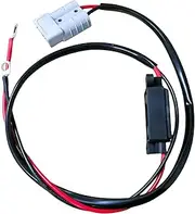 KUGONTC Power Cable 50Amp Anderson Plug to 13AWG Cable with 40Amp Fused Fixed Midi Fuse,100CM Battery Cables Waterproof Quick Connectors for Battery Power Transfer