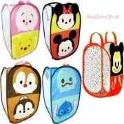 Disney Pop-Up Laundry Hamper Mesh Basket Clothes Bag Kids Toy Storage Organizer