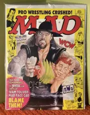 Vintage SEALED 1998 MAD Magazine #366 WCW WWF NWO Undertaker ⚰️ NHRA ️
