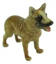 Miniature Porcelain Cattle Dog - Red Figurine Approx 4.5cm High