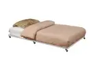 Twin Size White Metal Roll Out Trundle Bed Frame for Daybed